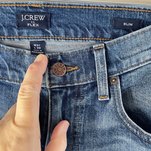 J. Crew Factory Blue Slim Jeans Classic Style - Picture 8 of 8